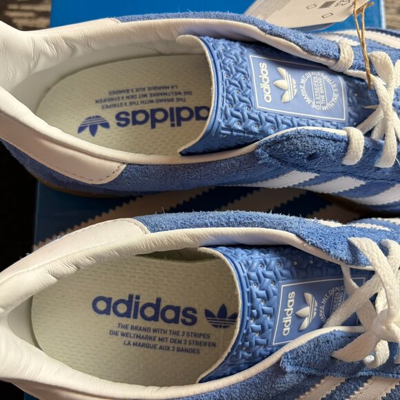 NWT Womens Adidas Gazelle Indoor Athletic Shoe - Blue Fusion, Size 8 - Picture 10 of 10